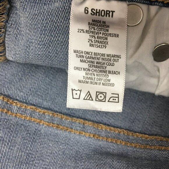 Aeropostale Women's Jeans Super High Rise Jegging Distressed Stretch size 6S - Picture 7 of 9